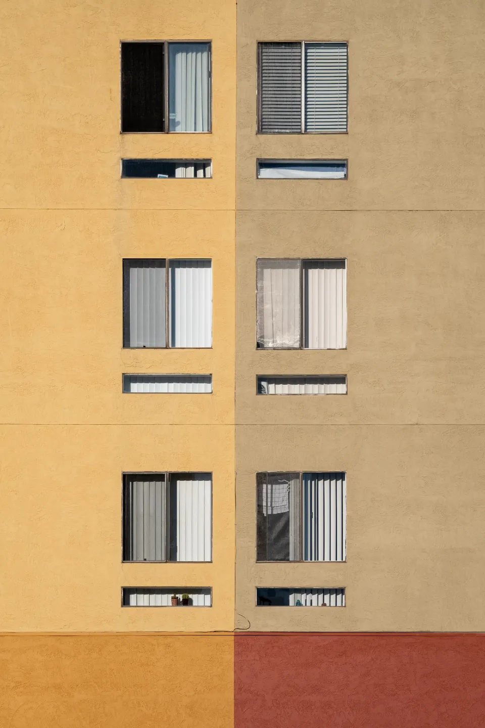Fachada de edificio de viviendas